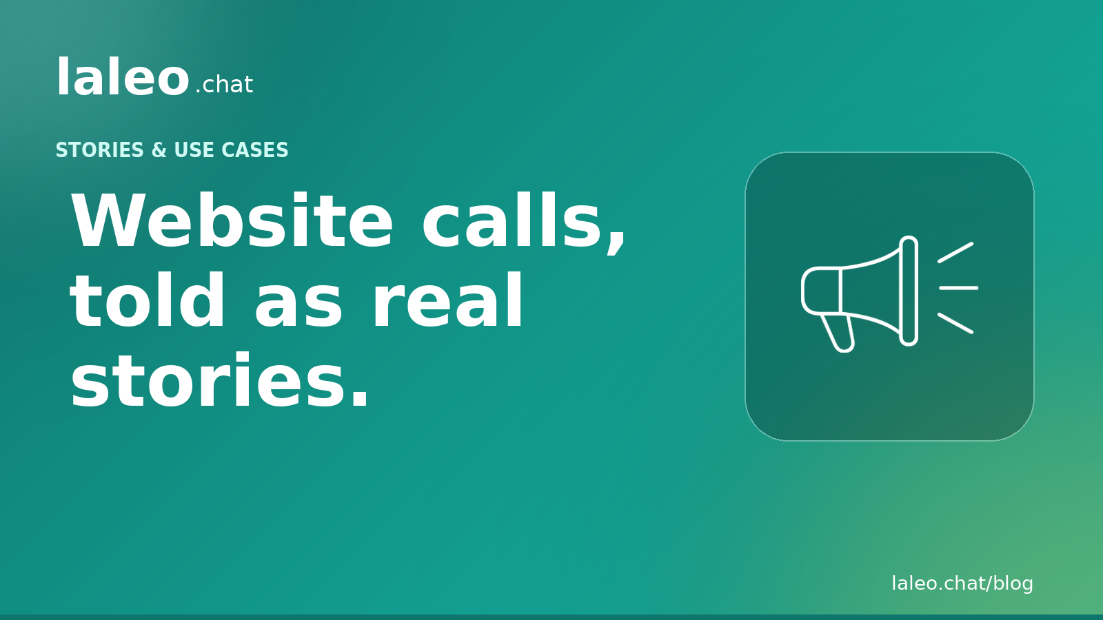 Laleo Chat stories and use cases